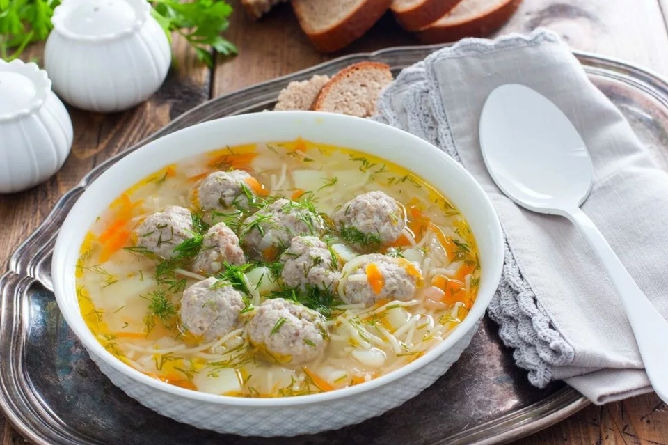 Суп с фрикадельками - 290 ₽, заказать онлайн.