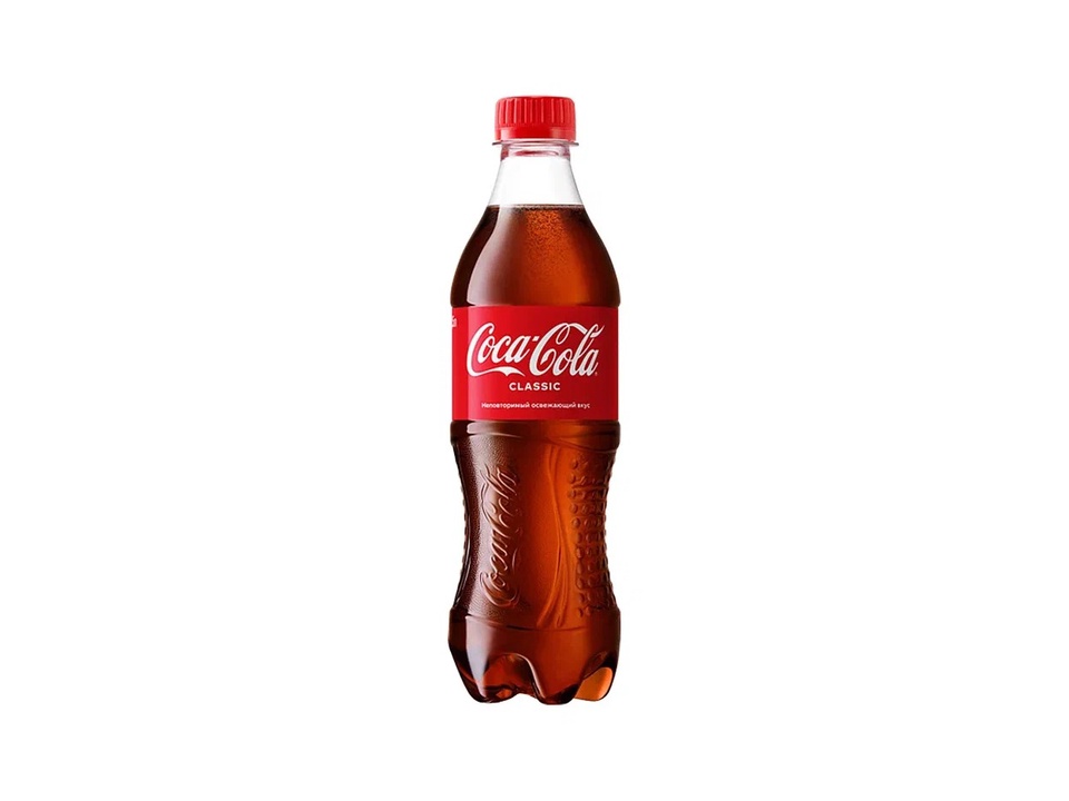 Coca-cola 0,5л - 90 ₽, заказать онлайн.