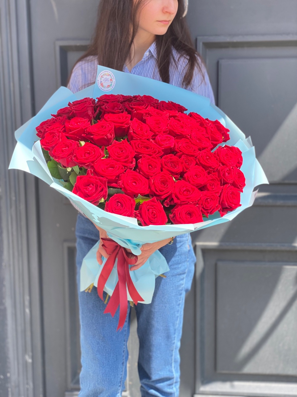Букет из 51 красной розы - 6 300 ₽, заказать онлайн.