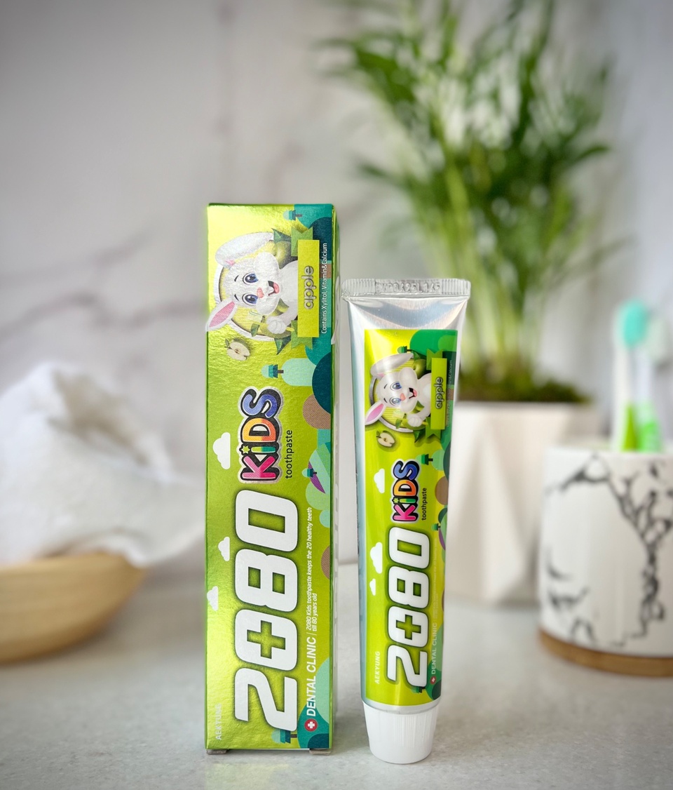 Зубная паста детская Яблочная 80 гр Корея 💥с 2-х лет - 180 ₽, заказать онлайн.