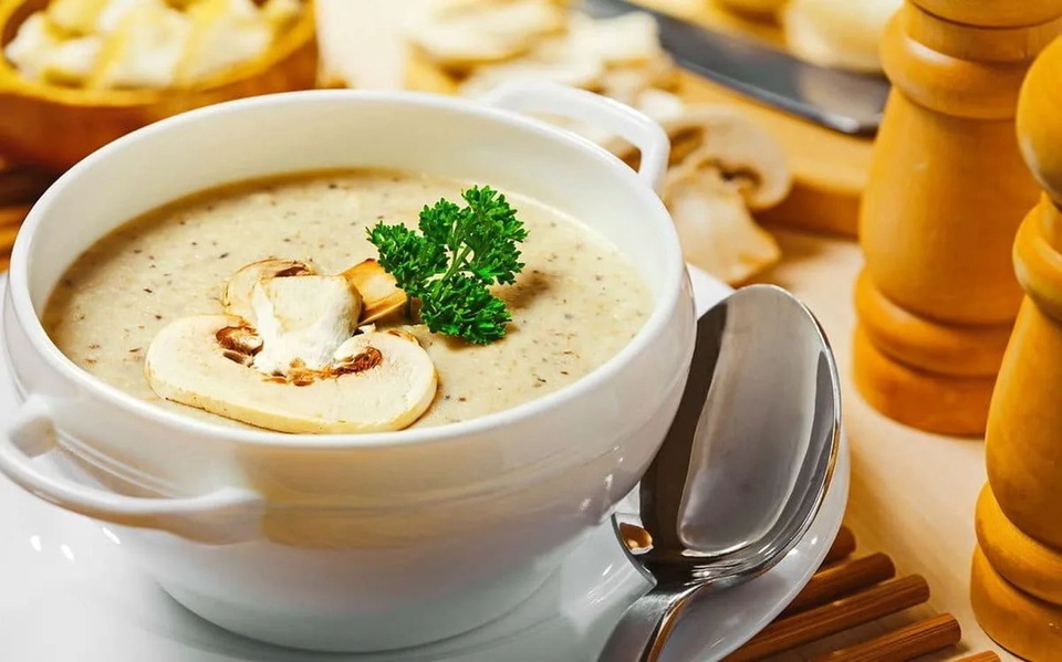 Крем суп грибной - 450 ₽, заказать онлайн.