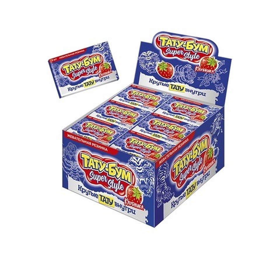 Тату Бум TATOO SUPER STYLE (Candy Club) ж/р 12г 24шт - 254 ₽, заказать онлайн.