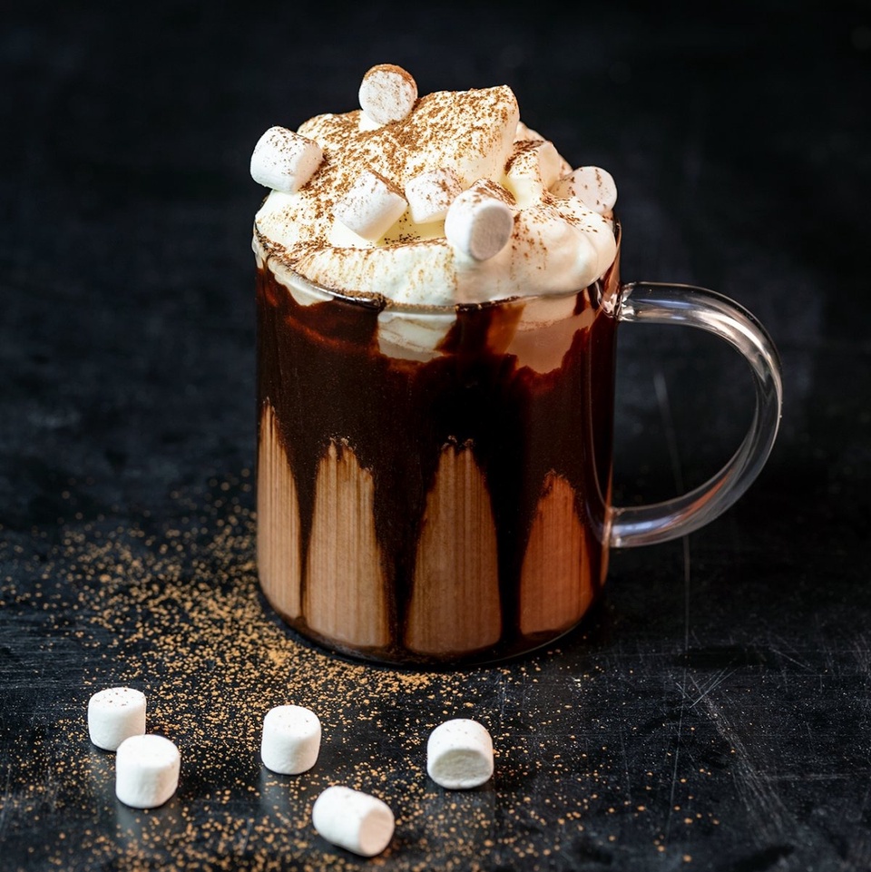 Горячий какао с маршмеллоу - 160 ₽, заказать онлайн.