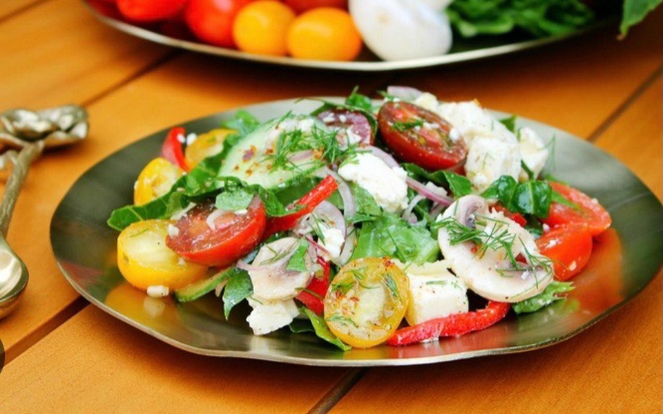 Салат овощной - 200 ₽, заказать онлайн.