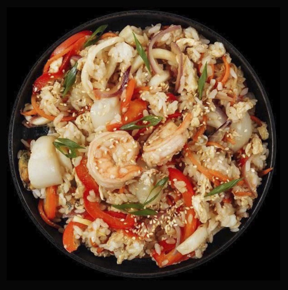 Рис с морепродуктами - 370 ₽, заказать онлайн.