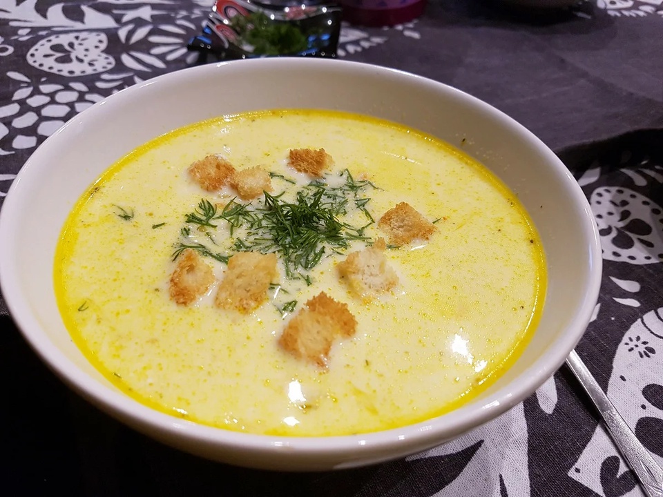 Суп сырный - 120 ₽, заказать онлайн.