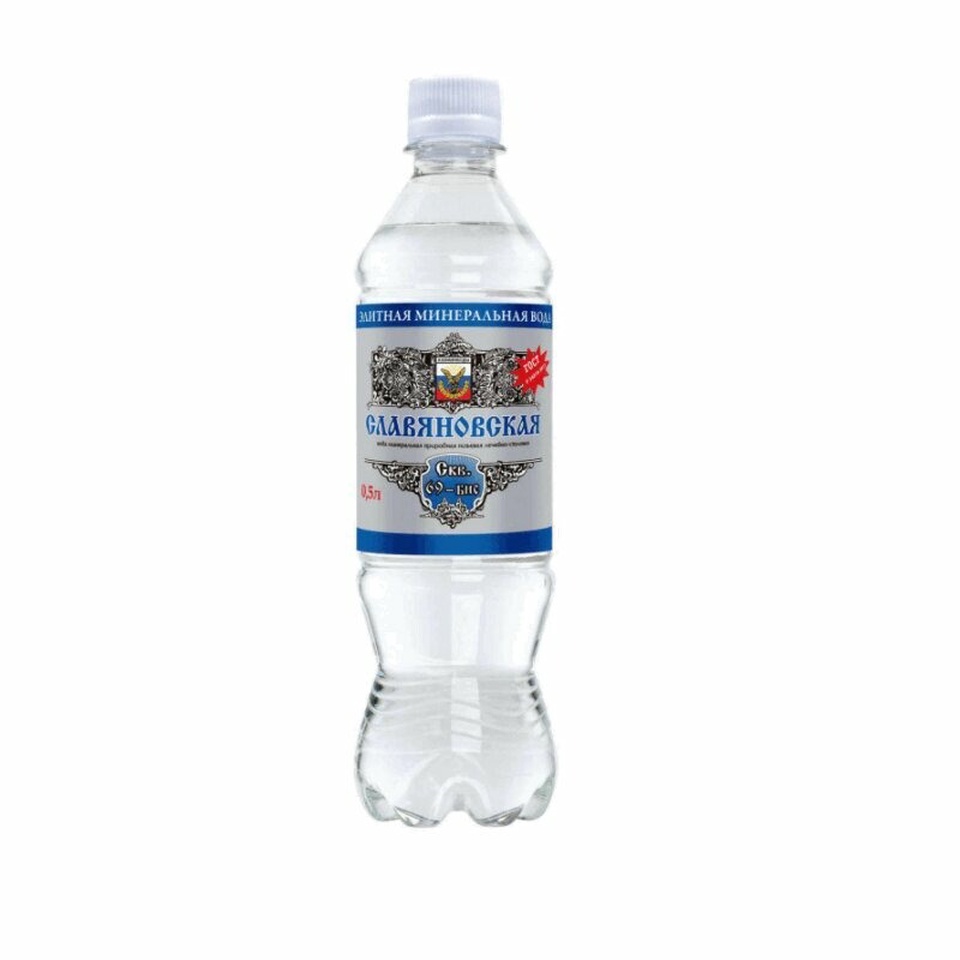 Вода минеральная Славяновская 0,5л пл/б - 25 ₽, заказать онлайн.