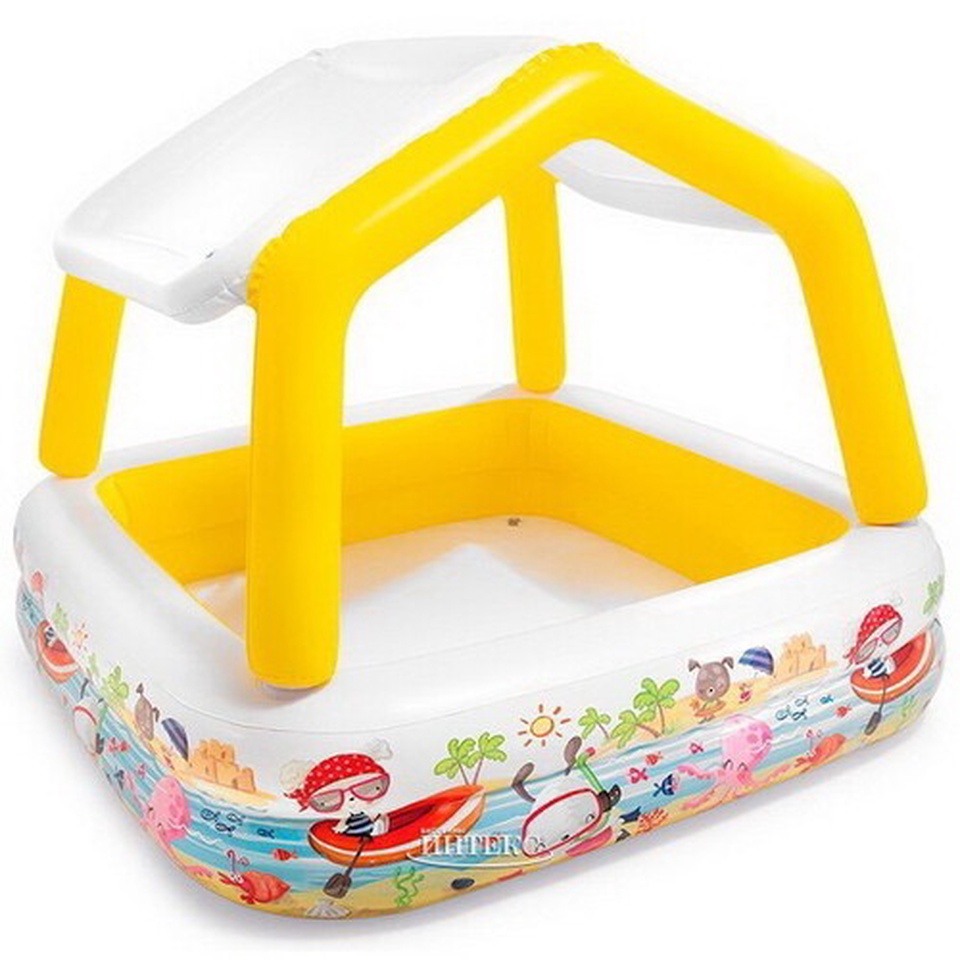 Детский бассейн с навесом Семейный 157*122 см - 2 250 ₽, заказать онлайн.
