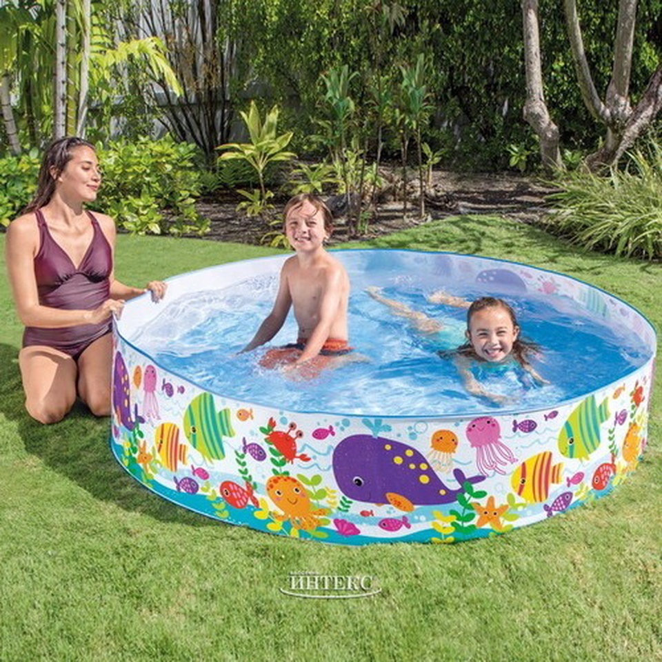 Детский каркасный бассейн «Морские рыбки» 183 х 38 см - 1 400 ₽, заказать онлайн.