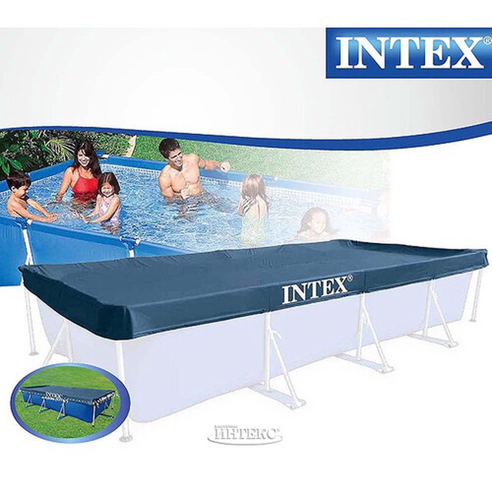 Крышка на прямоугольный каркасный бассейн INTEX - 950 ₽, заказать онлайн.