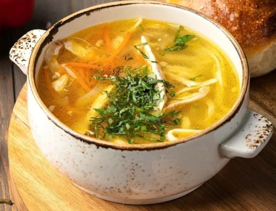 Суп лапша с курицей - 290 ₽, заказать онлайн.