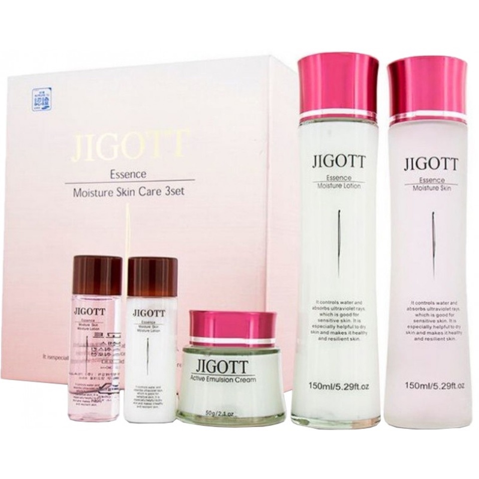 Jigott Набор увлажняющий для ухода за лицом - Essence moisture skin gare 3set - 1 998 ₽, заказать онлайн.