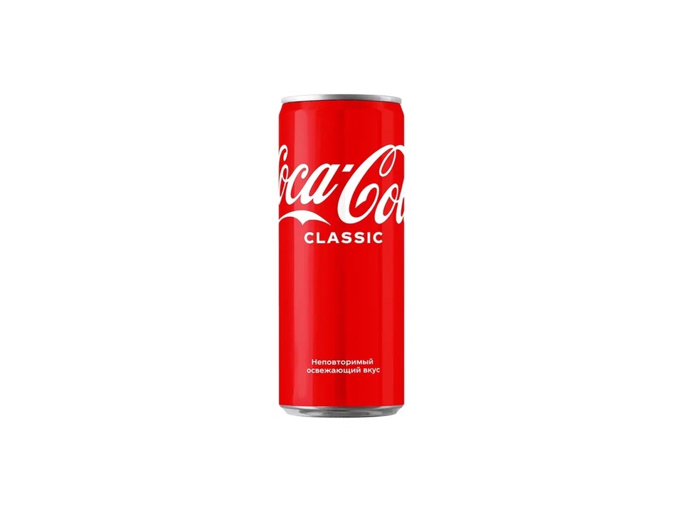 Coca-cola 0,33л - 80 ₽, заказать онлайн.