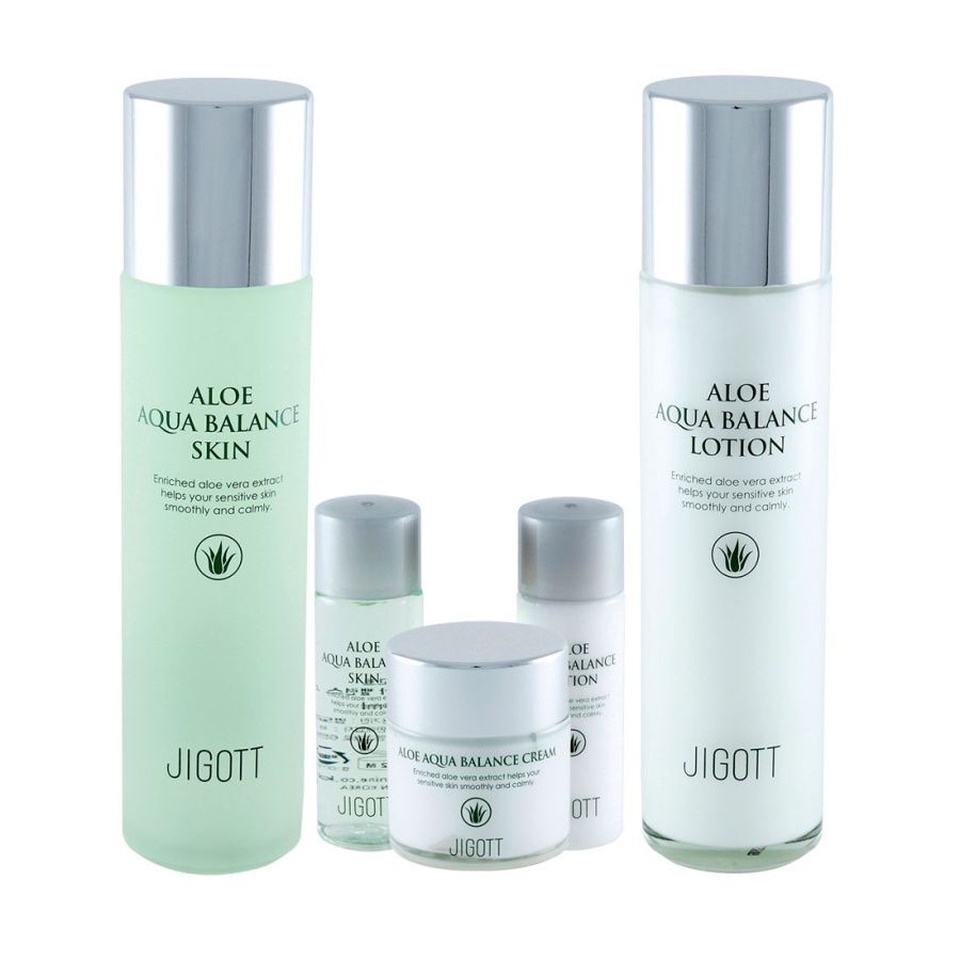 Jigott Набор для лица с алоэ - Aloe aqua balance skin care set3 - 1 998 ₽, заказать онлайн.
