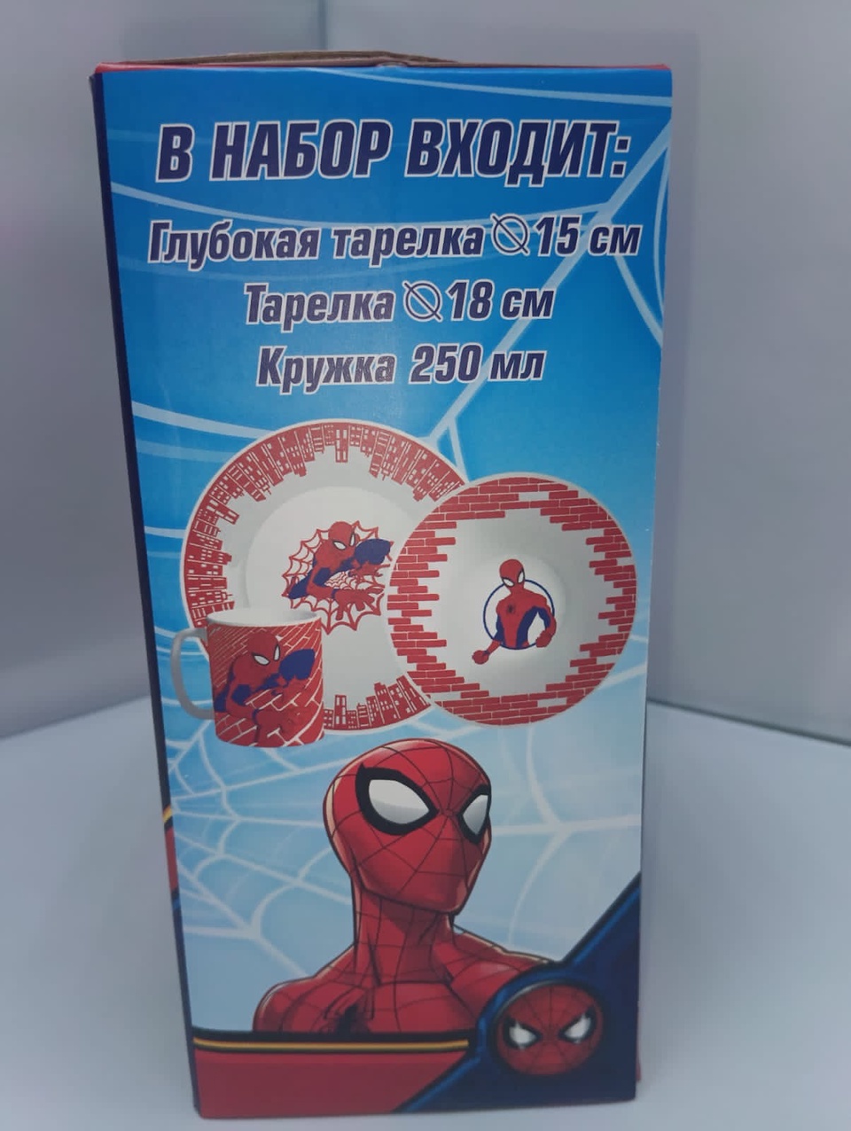 Подарочный набор посуды «Человек-паук» - 884 ₽, заказать онлайн.