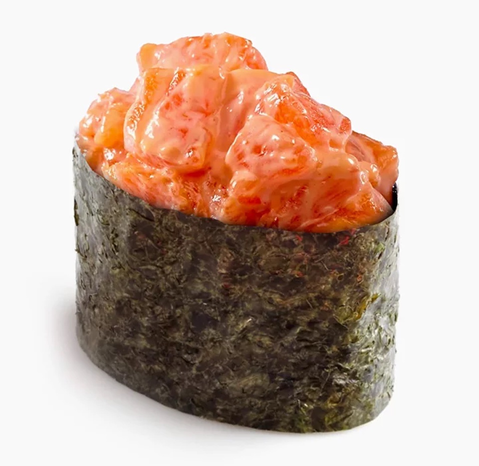 Суши Спайси лосось (1 шт.) Остро! - 140 ₽, заказать онлайн.