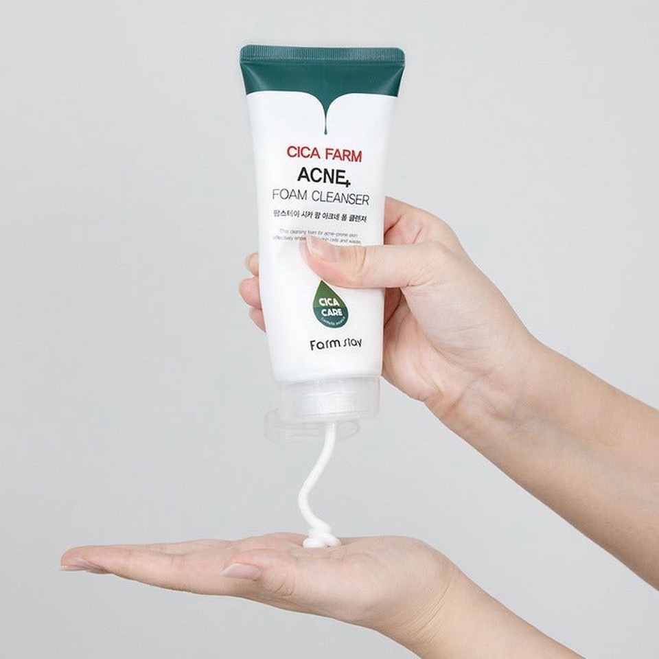 Очищающая пенка с центеллой против прыщей (180 мл) для проблемной кожи FarmStay Cica - 470 ₽, заказать онлайн.