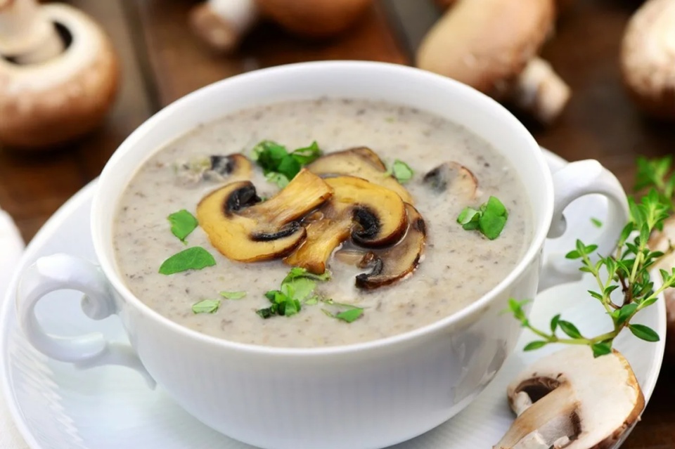 Крем-суп грибной - 310 ₽, заказать онлайн.