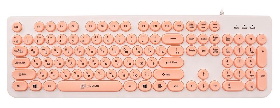 Клавиатура Oklick 400MR - 600 ₽, заказать онлайн.