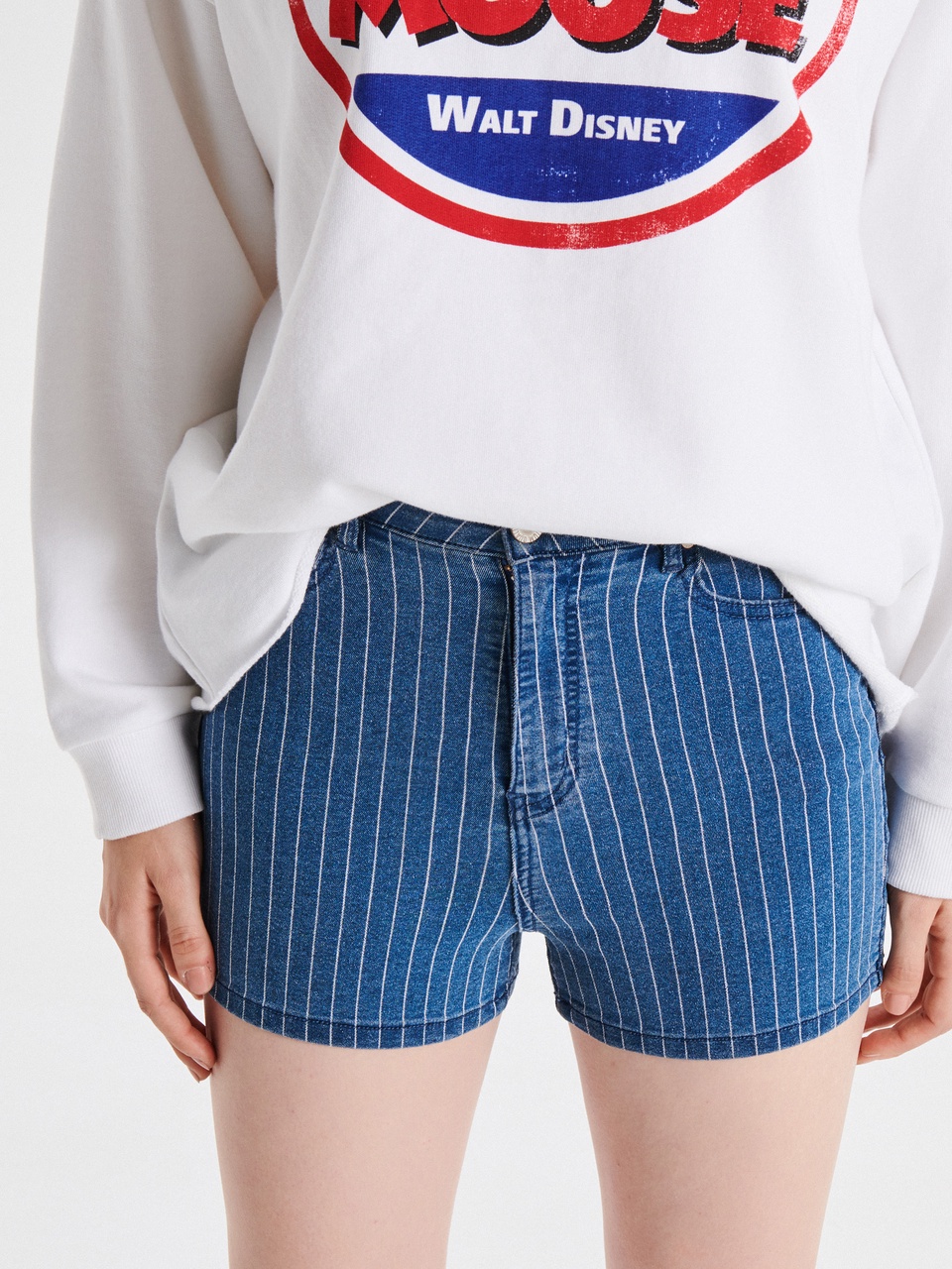 Джинсовые шорты high waist - 699 ₽, заказать онлайн.