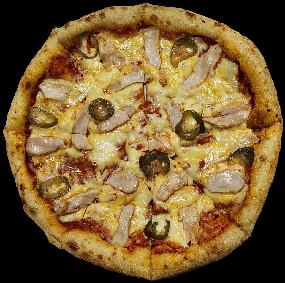 Пицца «острая курица» - 520 ₽, заказать онлайн.
