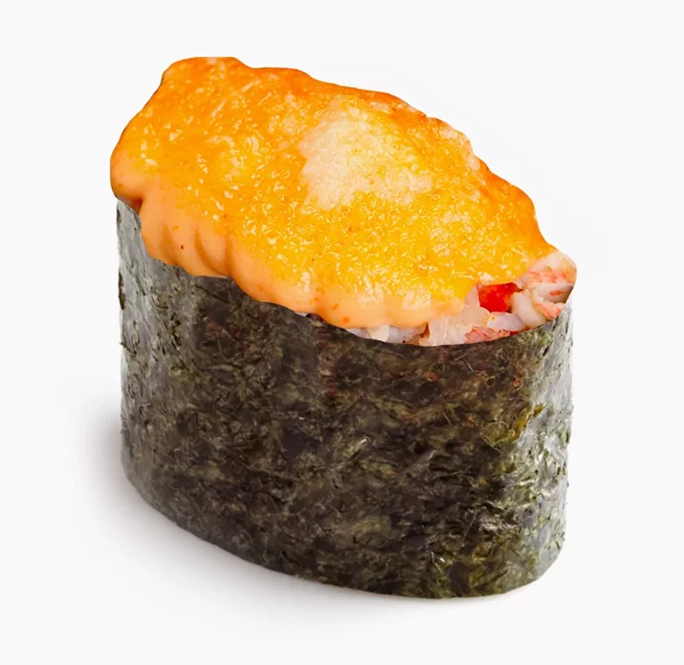 Суши Запеченный краб (1 шт.) - 140 ₽, заказать онлайн.